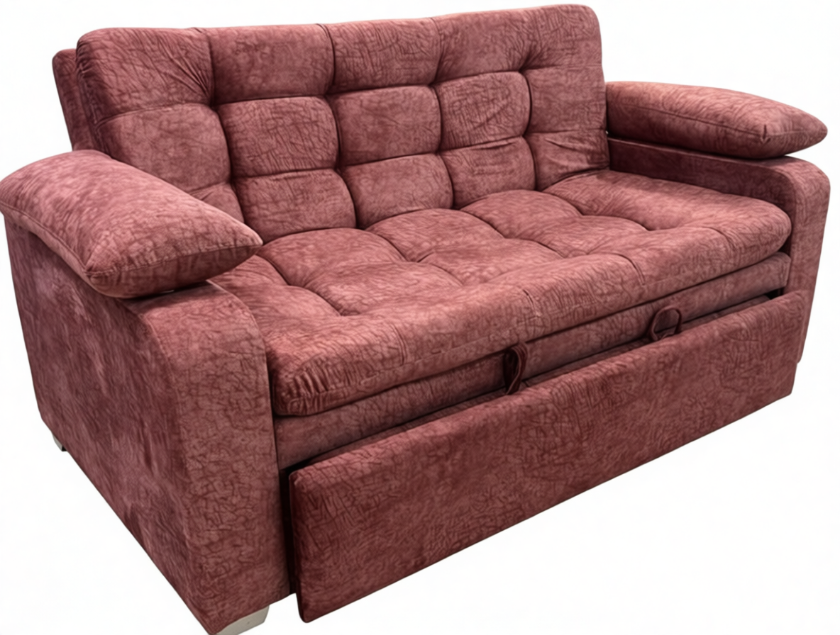 SOFA CAMA ESCORPION 5 POSICIONES ROJO