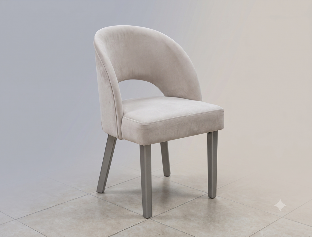 Comedor  Cuadrado con Cubierta Blanca de Alto Brillo (4 Puestos)